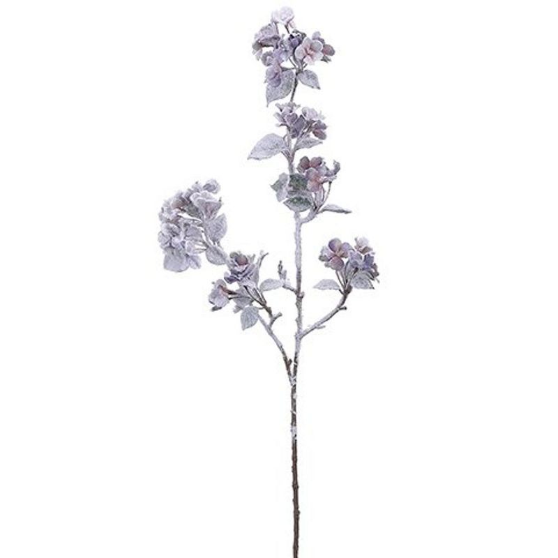 Allstate Floral 5" Lavender Snow Quince Blossom Artificial Floral Christmas Spray, 1 of 5