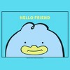 Girls KPop Demon Hunters Hello Friend Duck Card Cropped T-Shirt - 2 of 4