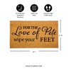 28" x 16" Nature Coir Mat, Love of Pete - 3 of 4