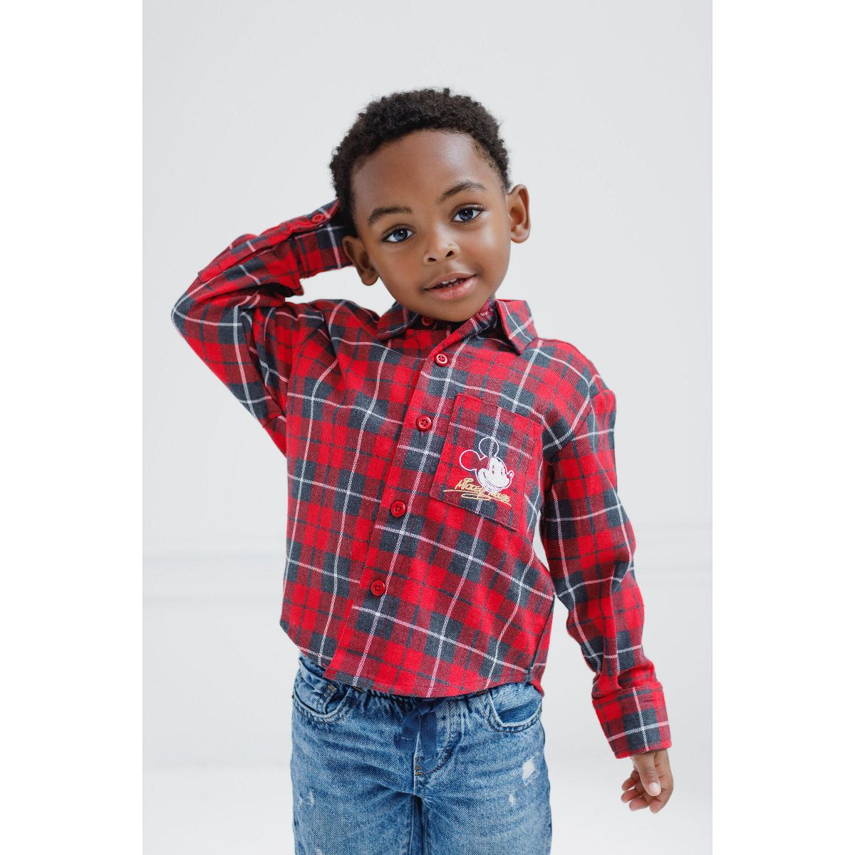 Disney Flannel Button Down Dress Shirt - thumbnail 10