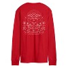 Men's - Star Wars - The Mandalorian Grogu Celestial Long Sleeve Graphic T-Shirt - 2 of 4