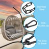 Unique Bargains Stainless Steel Outdoor Furniture Accessories Fitness Hammock Swing Chair Hanging Chains 2 Pcs - 3 of 4