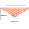 INSPIRE CHIC Lace Rose Floral Tassel Mesh Triangle Head Covering Mantilla Scarves 1Pc - 3 of 4