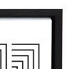 28" x 38" Sylvie Corners Framed Wall Canvas by Apricot and Birch Black - Kate & Laurel All Things Decor: Modern Digital Art, Plastic Frame - 3 of 4