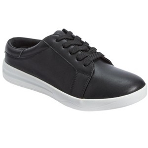 Comfortview The Kandice Slip On Sneaker Mule - 12 M, Black (Wide