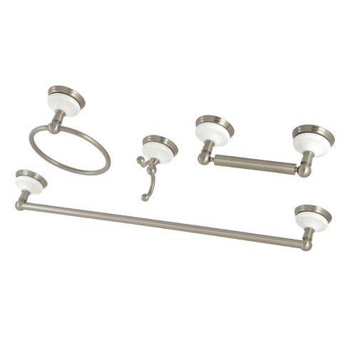 brushed nickel bathroom accessories amazon