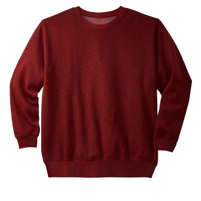 KingSize Men's Big & Tall Fleece Crewneck Sweatshirt