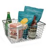 Spectrum Diversified Large Wire Basket: Metal Storage Utility, Multicolored, 21.5" W x 11.75" H, No Assembly Required - 4 of 4