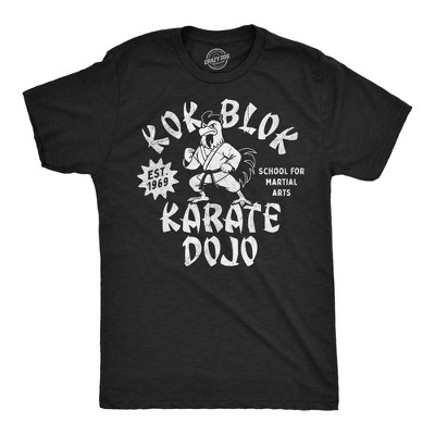 Mens Funny T Shirts Kok Blok Karate Dojo Sarcastic Graphic Novelty Tee For Men - Crazy Dog Men's T Shirt