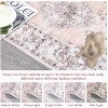 coucheta Washable Area Rug for Living Room, Non-Slip Vintage Ultra Thin High Traffic Soft Low Pile Distressed Floor Carpet, for Bedroom, Dining Room - 4 of 4