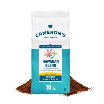 Cameron's Hawaiian Blend Light Roast Ground Coffee - 10oz