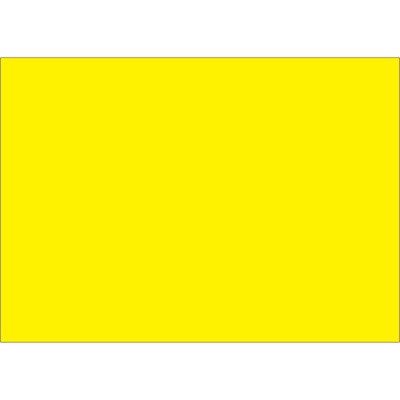 Tape Logic Inventory Rectangle Labels 5" x 7" Fluorescent Yellow 500/Roll DL639L
