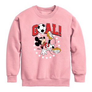 Boys' - Disney - Mickey & Friends Graphic Long Sleeve Fleece Sweatshirt - 1 of 4