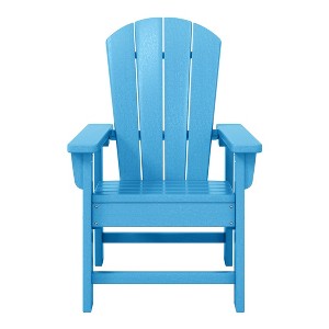 WestinTrends Malibu Kids Outdoor HDPE Adirondack Plastic Patio Chair - 1 of 4