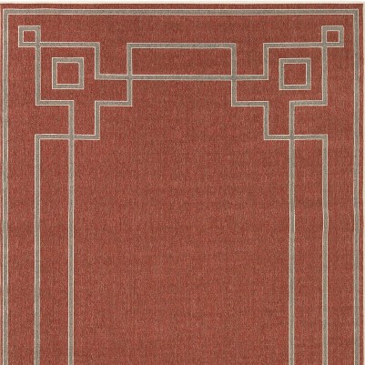 rust, beige, dark red