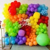 PartyWoo Balloon Arch Kit Rainbow Multicolor Colorful Assorted Primary 36 18 12 10 5 Inch 100 pcs - 3 of 4