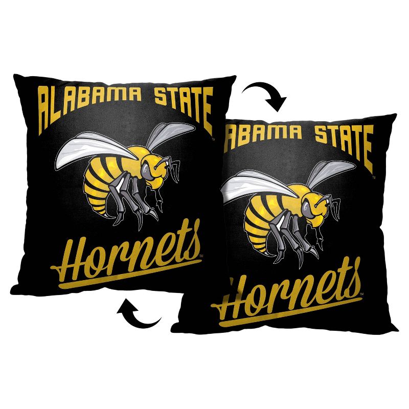18&#34; x 18&#34; NCAA Alabama State Hornets Alumni Pillow, 2 of 4