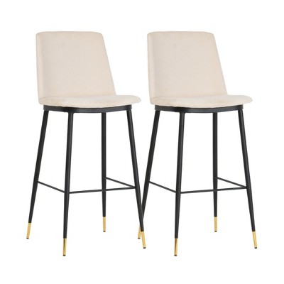 TOV Furniture Evora Velvet Counter Stool - Set of 2