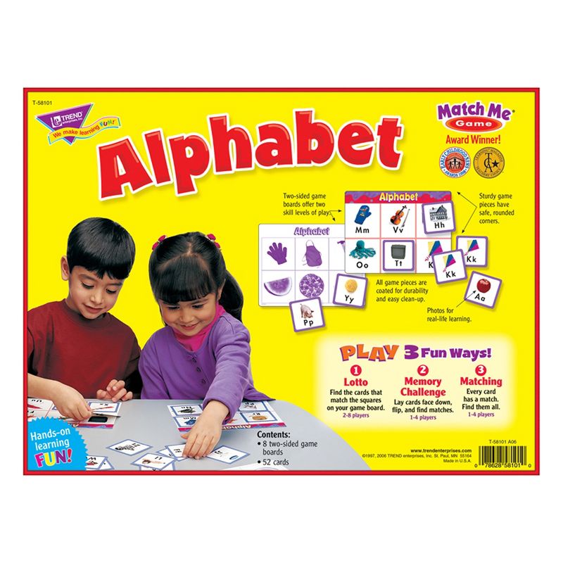 TREND Alphabet Match Me Games, 3 of 4