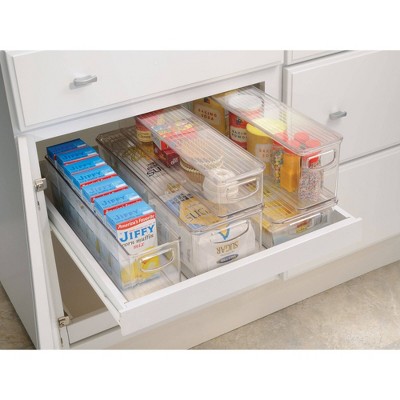 iDESIGN 16"x6"x5" Kitchen Binz Clear — фото 6