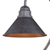 Vaxcel Outland 1 - Light Post Light in  Aged Iron - 4 of 4