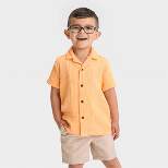 Toddler Boys' Short Sleeve Gauze Woven Shirt - Cat & Jack™