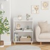 CAVINAS Children Bookcase Multifunction Display Stand Bookshelf Toy Storage Organizer with Legs for Kids Room, Living Room, Nursery - 4 of 4