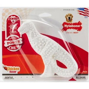 Nylabone Dinosaur Dental Dog Chew- Chicken Flavor - 1 of 4