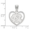 Black Bow Jewelry Sterling Silver North Carolina Tar Heels NCAA Pendant - 2 of 3