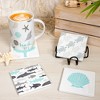 Pavilion Gift Company - Beach - 4" Ceramic Coasters (Set of 4) - Coasters - 3 of 4