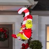 Gemmy Christmas Inflatable Hanging Grinch with Candy Cane, 4.5 ft Tall, Multi - image 2 of 4