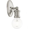 Livex Lighting Lansdale 1 - Light Vanity in  Brushed Nickel - 2 of 4