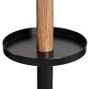 Honey-Can-Do Coat Rack Black/Brown: Freestanding Steel Frame, 6 Hooks, Standing Coat Hanger, 70" Height, 20 lb Capacity - 4 of 4
