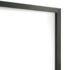 Royal Hampton Dresser Mirror, Beveled Glass, Black Wood, 40 Inch Square - 3 of 4