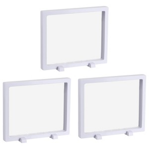 Unique Bargains TPU Film Display Jewelry Box 3 Pcs with Base - 1 of 3