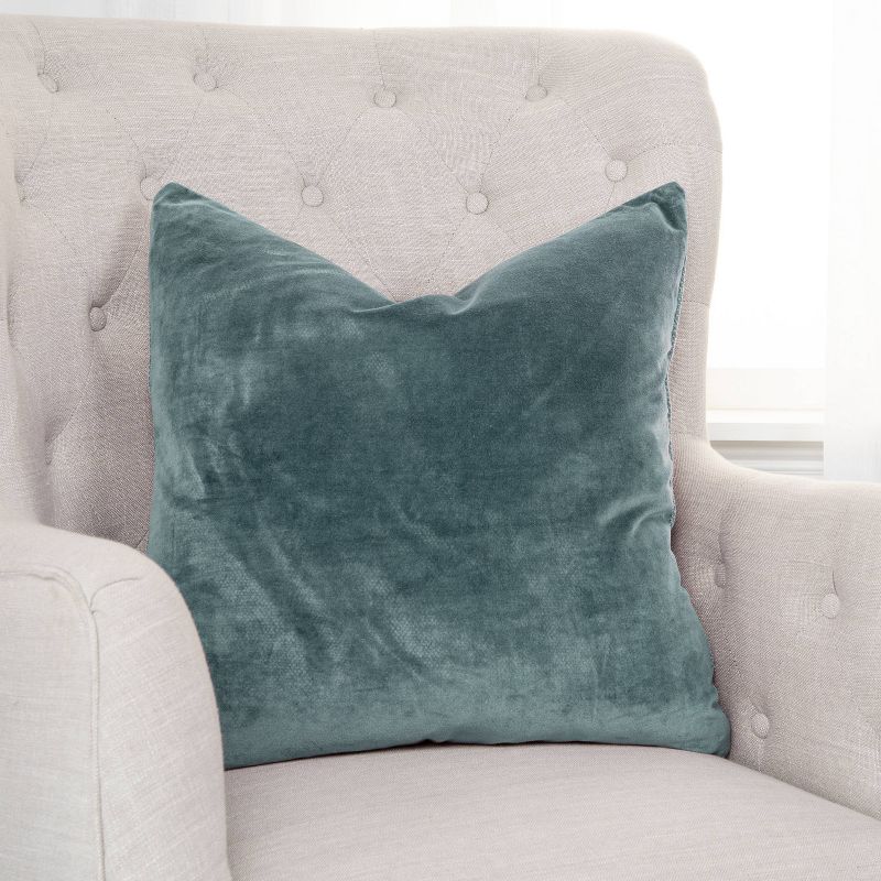 22"x22" Oversize Poly Filled Solid Square Throw Pillow - Rizzy Home, 6 of 9