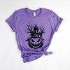 Simply Sage Market Women's Haunted House Pumpkin Short Sleeve Graphic Tee - 2 of 4