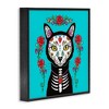 Stupell Industries Celebration of Life Cat Portrait Black Framed Giclee Art - 3 of 4