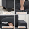 83 Inch Modern Gray Loveseat Sofa, Washable Cover, Armrest and Plush Backrest, Comfy Cloud Couch for Living Room, Bedroom, Office - 4 of 4