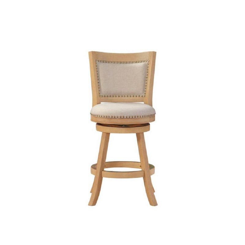 Boraam Melrose Distressed 24&#34; Counter Height Barstool - Driftwood Cr&#232;me, 3 of 6