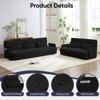 Mjkone Muti-Functional Folding Sofa Bed,Floor Sofa Bed Set,Lazy Sofa with Pillows,6 Position Adjustable Backrest - 2 of 4