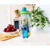 Silver Buffalo Disney 100 Years Of Wonder 32-ounce Twist Spout Water Bottle  And Sticker Set : Target