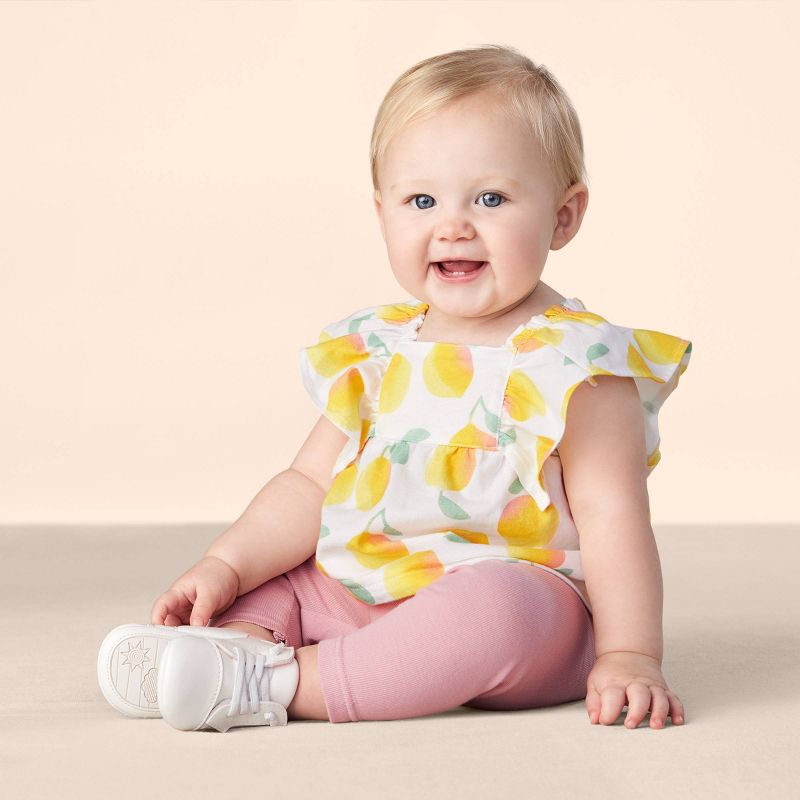 Carter&#39;s Just One You&#174; Baby Girls&#39; 2pc Lemon Top &#38; Pants Set - Pink, 5 of 6