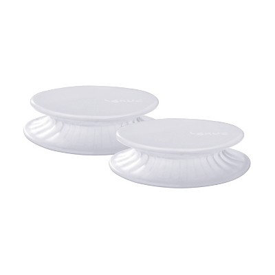 Lekue Set of 2 Reusable Flexible Lids 3" - Clear