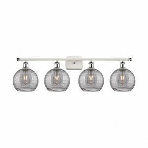 Athens Deco Swirl - 4 Light Bath Vanity In Industrial Style-11.25 Inches Tall and 36 Inches Wide - 1 of 1