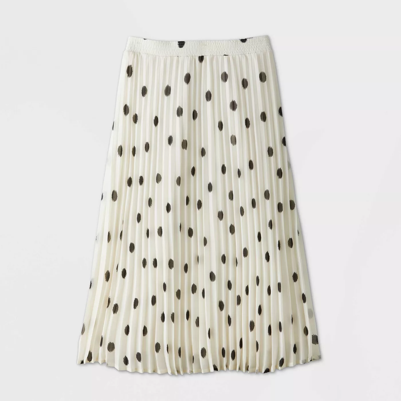 Women's High-Rise Pleated A-Line Midi Skirt - A New Day™ - image 1 of 9