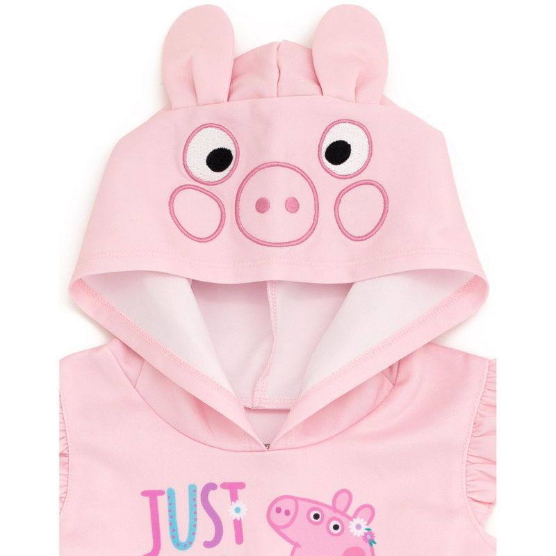 Peppa Pig Girls Mesh Tulle Dress Toddler to Little Kid, 5 of 7