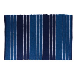 C&F Home Saratoga Stripe Cotton July Fourth Woven Placemats Set of 6, 13" x 19" - 1 of 2