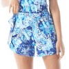 Beach House Style Floral Print Madison Sleeveless Skort Romper - 3 of 3