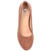 Journee Collection Womens Fai Round Toe Mid Block Heel Pumps - 4 of 4